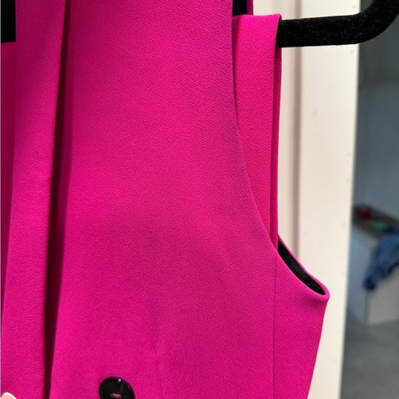 Zara Fuchsia Double-Breasted Vest - Picture 3 of 7